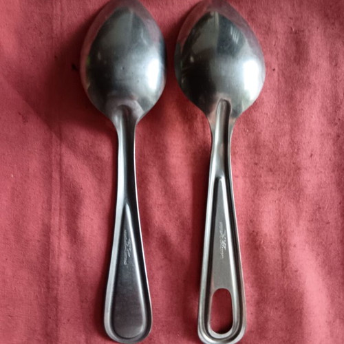 Military collectible spoons set of 2 used