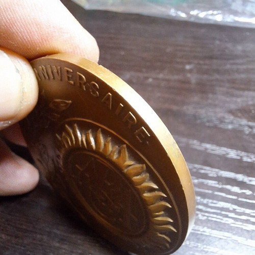 Bronze Medal Commemorating 60th Anniversary of ARAC 1977, like new