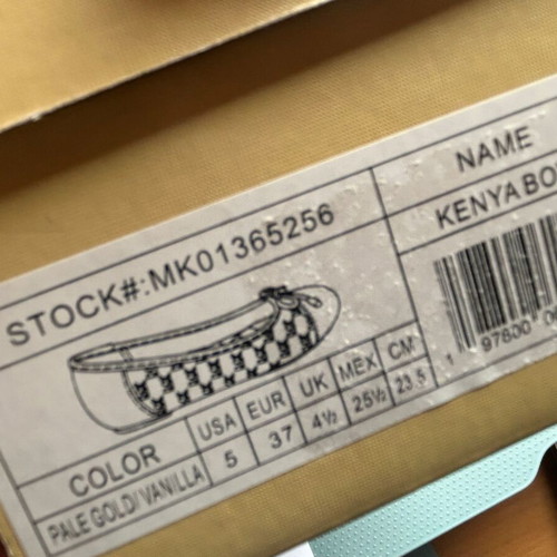 Michael Kors ballet flats size 37, gold