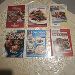 Cookbooks used, pack of 6