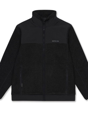 Kapten & Son Teddy Fleece Jacket new, black, size S-M