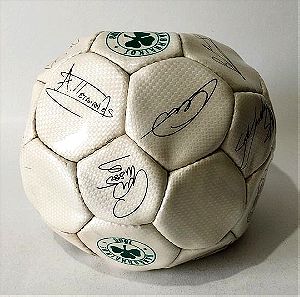 Συλλεκτικη μπάλα Παναθηναϊκός 2012 με υπογραφές παικτών