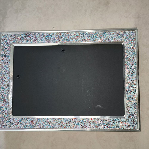 Vicko silver-plated 10x15 photo frame used with glitter