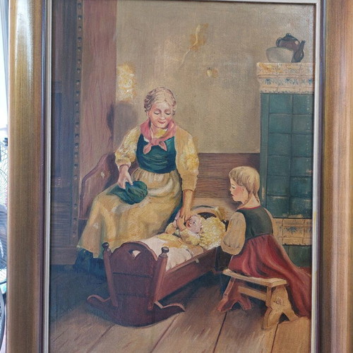 Painting Mother with Children