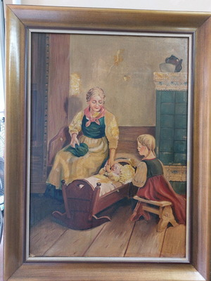 Painting Mother with Children