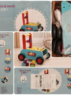 Vilac 3-in-1 push toy