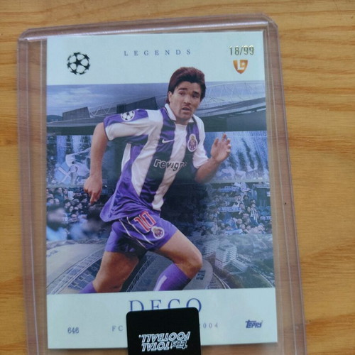 Topps Total Football Deco Legends Porto Fc card like new, numbered 99