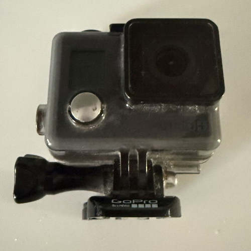 GoPro HERO action camera used with waterproof case and mount