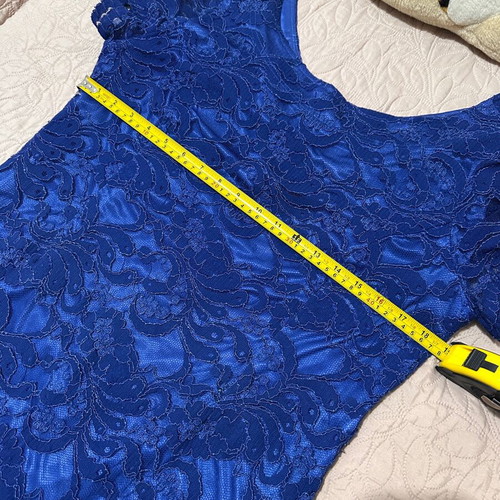 Blue lace dress Assy Fashion like new, evening size 58