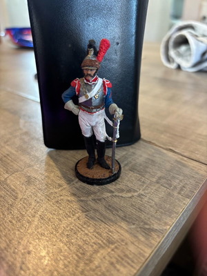 Collectible French cuirassier figure like new