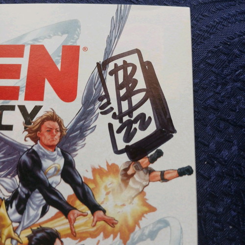 X-men Legacy #275 like new signed by David Baldeon