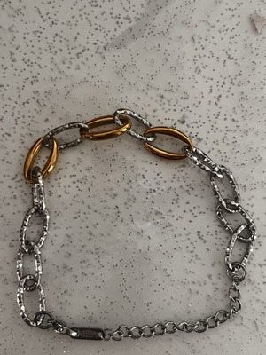 Two-tone steel bracelet new