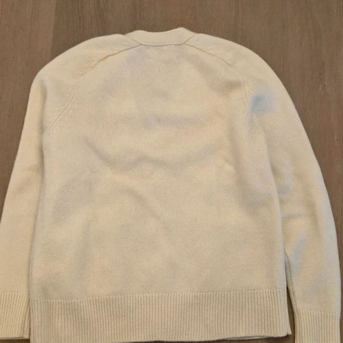 Zara Origins Men's Wool Cardigan like new, ecru, size S