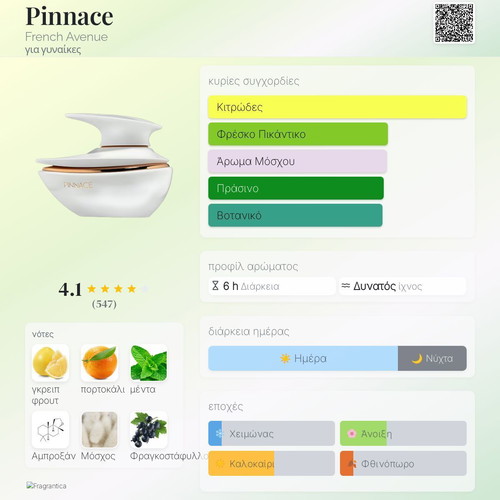 Pinnace French Tester Eau de Parfum 3 ml new, authentic
