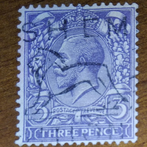 Collection of used sealed stamps, pack of 12 values