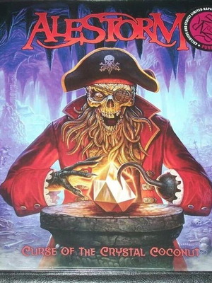 Alestorm Curse Of The Crystal Coconut Purple Vinyl Brand New Limited Edition 200 Copies