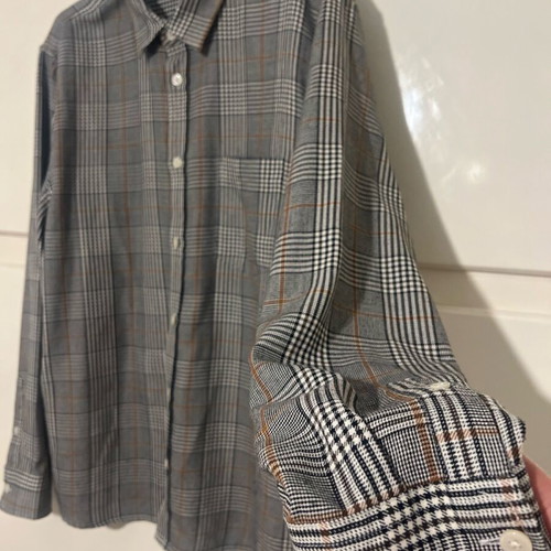 H&M Checked Shirt XXL 100% Cotton Like New Vintage Style