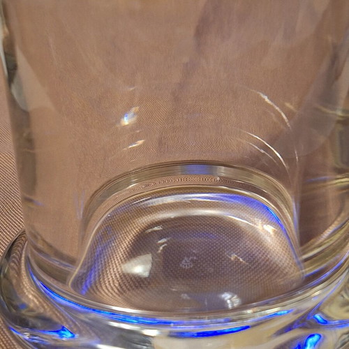 NAXMAN crystal bottle like new, 1684g, 30cm tall with stopper