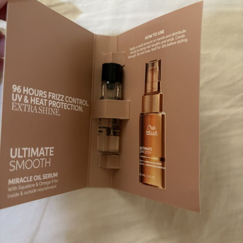 Wella Miracle Oil Ultimate Smooth sample 3 ml new
