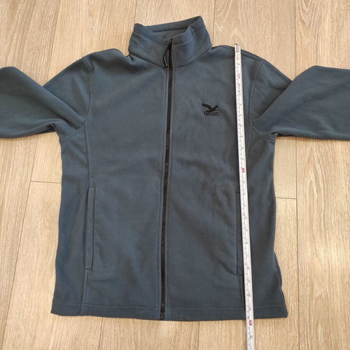 Salewa light fleece jacket used, size S, green and blue