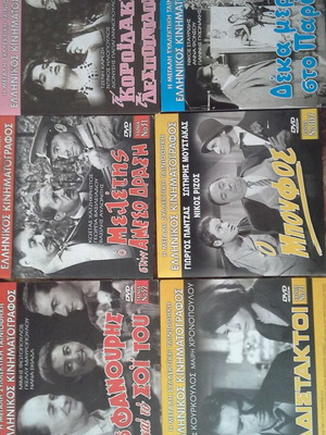 DVD set of 6 movies like new