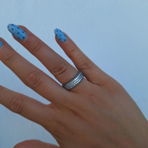 Pandora ring size 56 like new, silver
