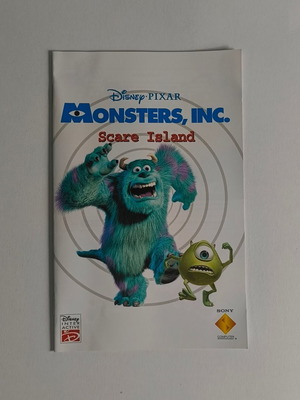 Monsters, Inc. Scare Island PS2 manual used, English edition