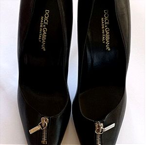 Dolce& Cabbana Γόβες μαύρες με ψηλά τακούνια
