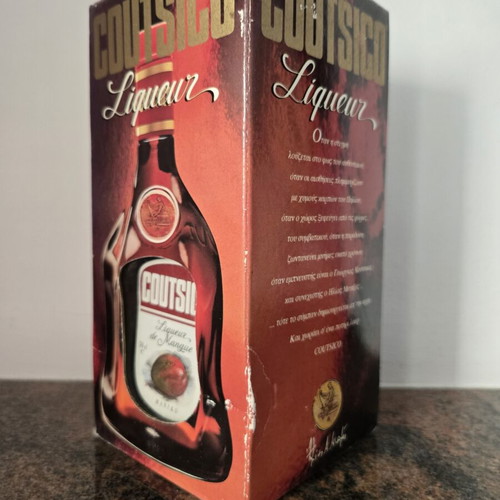 Coutsico vintage mango liqueur bottle, sealed