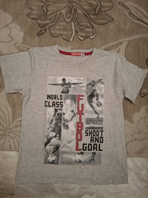 Energiers short-sleeve t-shirt for 12 years like new, gray and red