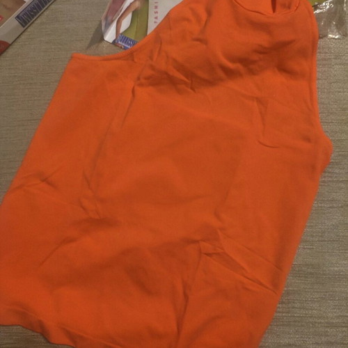 Bellissima orange halter top new