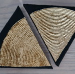 Handmade triangular frames set of 2