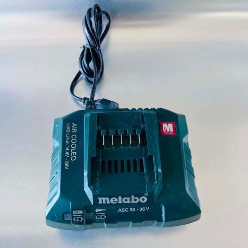 Metabo ASC 30-36 V Air Cooled Charger used, professional fast charger