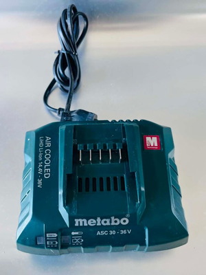 Metabo ASC 30-36 V Air Cooled Charger used, professional fast charger