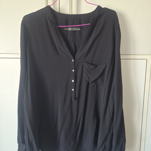 Zara blouse size XL like new, black