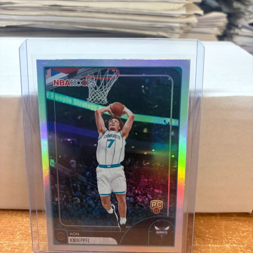 2025-26 Topps NBA Hoops Kon Knueppel RC Holo Foil Base Rookie Card new