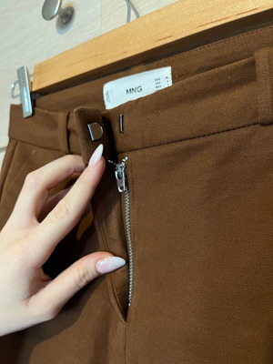 Brown Mango pants like new, size 34