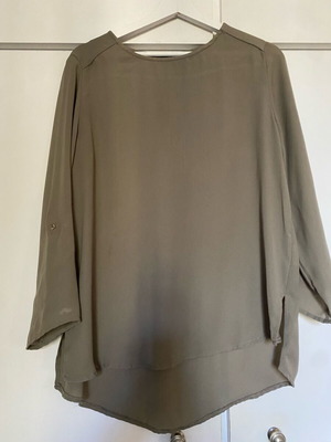 Stile Benetton women's long blouse like new, puce color