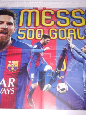 Αφίσα Messi 500 Goals Barcelona μεγάλη 80x62 εκ.