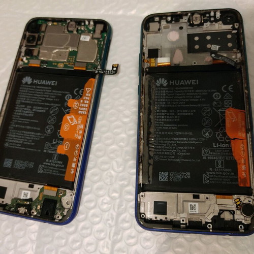 Package of two Huawei p40 lite mobile phones unknown condition