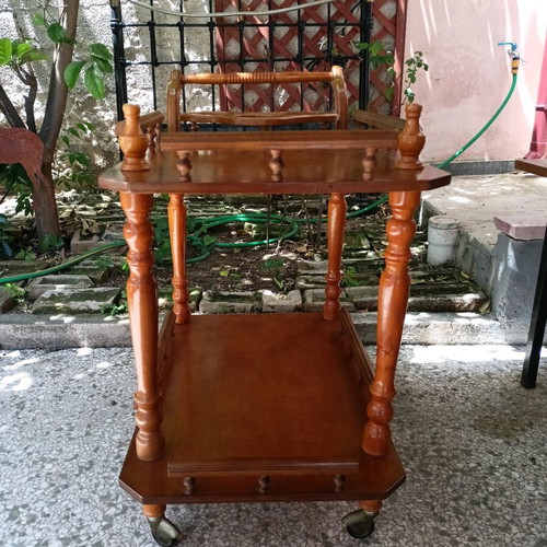 Wooden vintage bar trolley used in very good condition