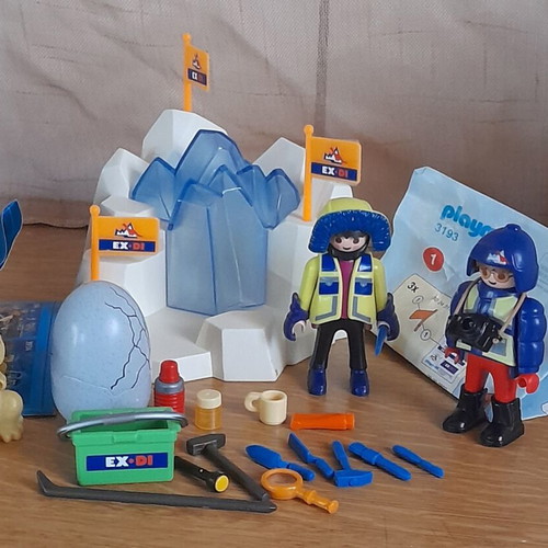 Playmobil 3193 Arctic Dinosaur used set