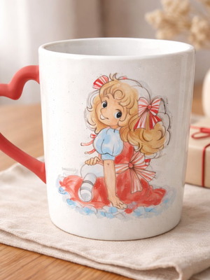 Candy Candy ceramic color-changing mug new