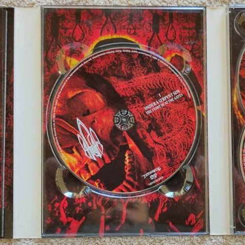 At The Gates The Flames Of The End triple DVD like new