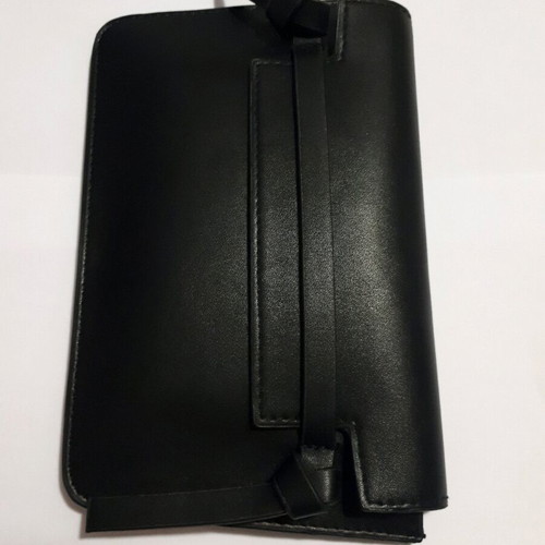 Estee Lauder clutch pouch new, black leather