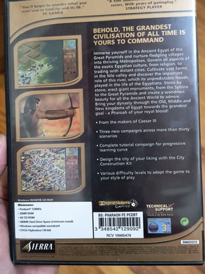 Pharaoh PC game like new, strategy