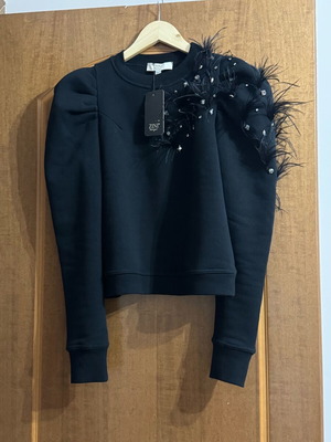 Zini sweatshirt new, size 38, black