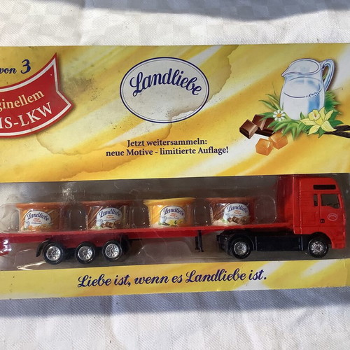 Νταλίκες MAN 4 τεμάχια 1/87 HO καινούργιες, Landliebe Dairy