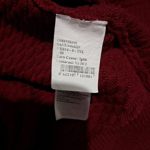 Men's US Poloassin sweater XXL like new, burgundy