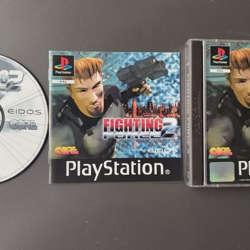 Sony Playstation Fighting Force 2 PS1 game, English